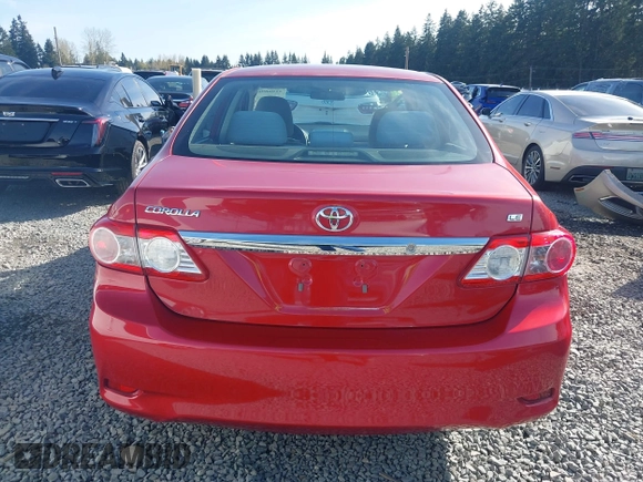 2011 Toyota Corolla L with VIN 2T1BU4EE2BC634962, listed as a IAAI auction lot 41966964 with 165,115 mi miles. Bid and sale history available at carsss.com. Image 17.