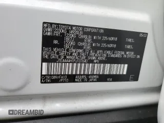 2023 Toyota Venza LE with VIN JTEAAAAH1PJ137640, listed as a Copart auction lot 60956834 with 6,862 mi miles and Salvage Title. Bid and sale history available at carsss.com. Image 14.