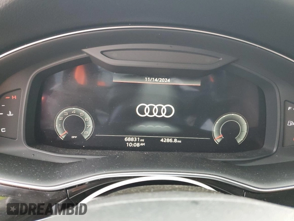 2021 Audi Q7 Premium with VIN WA1AJAF7XMD015724, listed as a Copart auction lot 80276014 with 68,831 mi miles and Salvage Title. Bid and sale history available at carsss.com. Image 9.