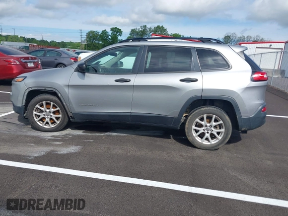 2016 Jeep Cherokee Sport with VIN 1C4PJLAB0GW207556, listed as a IAAI auction lot 42070738 with 218,142 mi miles and . Bid and sale history available at DreamBid. Image 14.