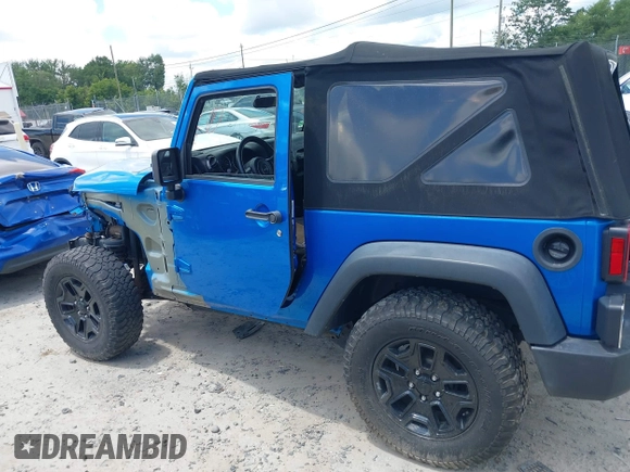 2016 Jeep Wrangler Black Bear with VIN 1C4AJWAG4GL176980, listed as a IAAI auction lot 42744445 with 58,011 mi miles and . Bid and sale history available at DreamBid. Image 14.