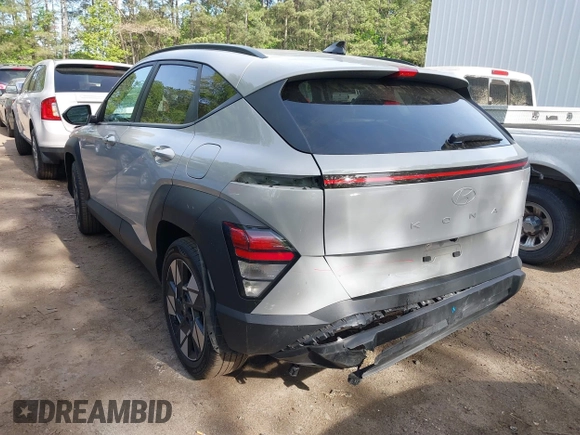 2025 Hyundai Kona SEL with VIN KM8HB3AB3SU215152, listed as a IAAI auction lot 42135218 with 21,664 mi miles and . Bid and sale history available at carsss.com. Image 3.