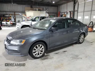 2015 Volkswagen Jetta SE с VIN 3VWD17AJ4FM325204, выставлен на аукционе Copart как лот 59141575 с пробегом Не указан миль и Списание • Salvage title. История ставок и продаж доступна на DreamBid. Изображение 1.