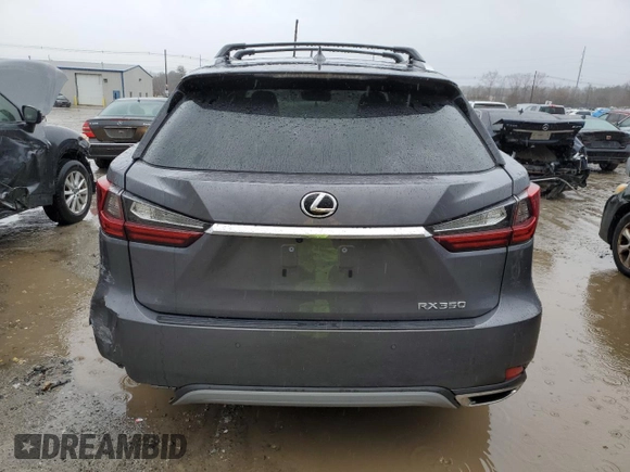 2021 Lexus RX with VIN 2T2HZMDA8MC301917, listed as a Copart auction lot 72053082 with 5,878 mi miles. Bid and sale history available at carsss.com. Image 6.