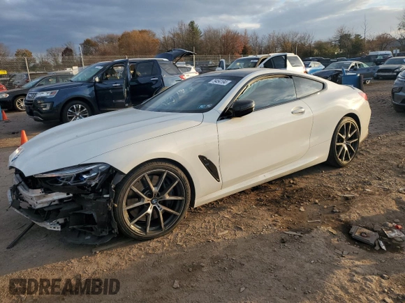 2019 BMW 8 Series M850i xDrive with VIN WBABC4C59KBU96564, listed as a Copart auction lot 79454194 with Not Provided miles and Salvage Title. Bid and sale history available at carsss.com. Image 1.