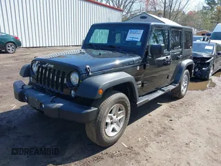 2018 Jeep Wrangler Unlimited Sport with VIN 1C4BJWDG7JL888844, listed as a IAAI auction lot 41909165 with 70,117 mi miles and . Bid and sale history available at DreamBid. Image 2.