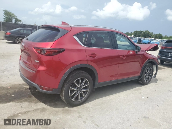 2018 Mazda CX-5 Grand Touring with VIN JM3KFADM4J1395832, listed as a Copart auction lot 66464915 with 41,410 mi miles and Salvage title. Bid and sale history available at DreamBid. Image 3.