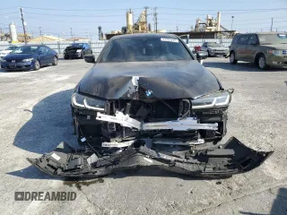 2021 BMW 5 Series 530e with VIN WBA13AG07MCH13196, listed as a Copart auction lot 71261874 with 23,609 mi miles and Salvage Title. Bid and sale history available at carsss.com. Image 5.