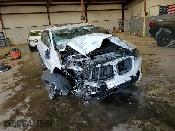 2023 BMW X4 M40i with VIN 5UX43DT08P9S08322, listed as a Copart auction lot 74037174 with 0 mi miles and Salvage Title. Bid and sale history available at carsss.com. Image 14.