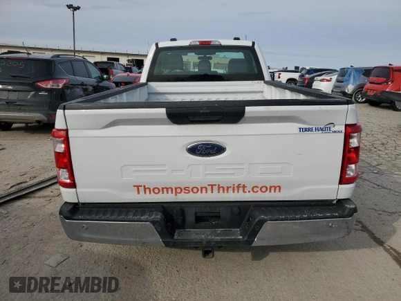 2022 Ford F-150 XL with VIN 1FTMF1CB7NKD93655, listed as a Copart auction lot 44081205 with 90,463 mi miles and Salvage Title. Bid and sale history available at carsss.com. Image 6.