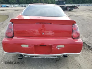 2004 Chevrolet Monte Carlo SS Supercharged with VIN 2G1WZ151749295657, listed as a Copart auction lot 62006735 with 131,660 mi miles and Salvage title. Bid and sale history available at DreamBid. Image 6.