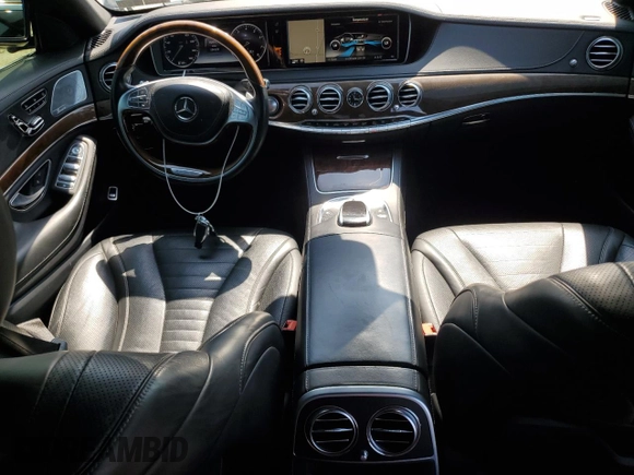 2015 Mercedes-Benz S 550 with VIN WDDUG8FB2FA110951, listed as a Copart auction lot 61724525 with 124,173 mi miles and Salvage title. Bid and sale history available at DreamBid. Image 8.