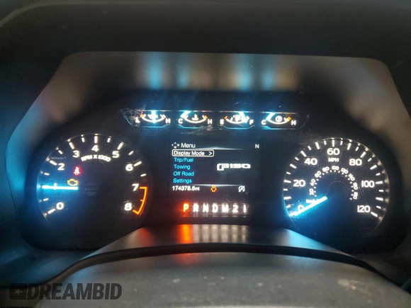 2019 Ford F-150 XL with VIN 1FTEX1CB2KKE66654, listed as a Copart auction lot 58748285 with 174,378 mi miles and Clean title. Bid and sale history available at DreamBid. Image 9.