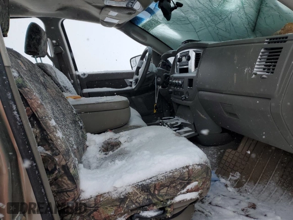 2009 Dodge Ram 2500 SLT with VIN 3D7KS28L59G536339, listed as a Copart auction lot 87849015 with 160,007 mi miles and Salvage Title. Bid and sale history available at carsss.com. Image 7.