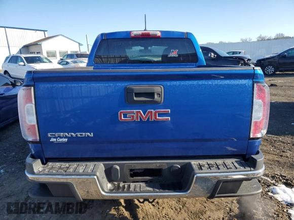 2019 GMC Canyon 2WD with VIN 1GTG5BEA3K1156561, listed as a Copart auction lot 42561105 with 51,797 mi miles and Salvage Title. Bid and sale history available at carsss.com. Image 6.