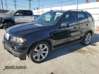 2005 BMW X5 4.8is with VIN 5UXFA93505LE83127, listed as a Copart auction lot 81653374 with 148,054 mi miles and Clean Title. Bid and sale history available at carsss.com. Image 1.