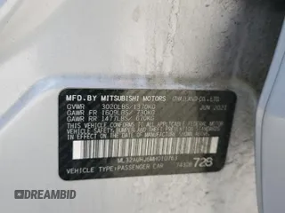 2021 Mitsubishi Mirage ES with VIN ML32AUHJ6MH010763, listed as a Copart auction lot 53855315 with 72,486 mi miles and Salvage title. Bid and sale history available at DreamBid. Image 12.