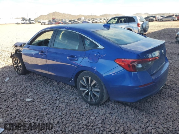 2024 Honda Civic Sedan EX with VIN 2HGFE1F77RH313983, listed as a Copart auction lot 45407325 with 0 mi miles and Salvage Title. Bid and sale history available at carsss.com. Image 2.