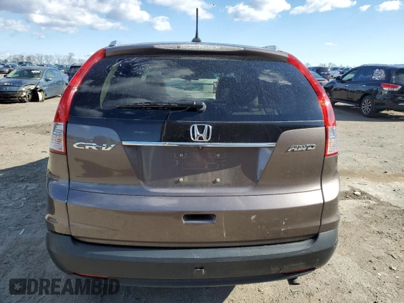 2014 Honda CR-V EX-L with VIN 2HKRM4H77EH702489, listed as a Copart auction lot 49974765 with 98,613 mi miles and Salvage Title. Bid and sale history available at carsss.com. Image 6.