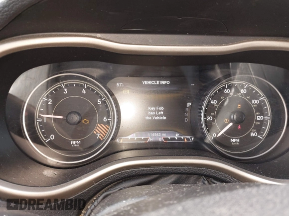 2014 Jeep Cherokee Limited with VIN 1C4PJLDB3EW279196, listed as a IAAI auction lot 41800887 with 114,542 mi miles. Bid and sale history available at carsss.com. Image 7.