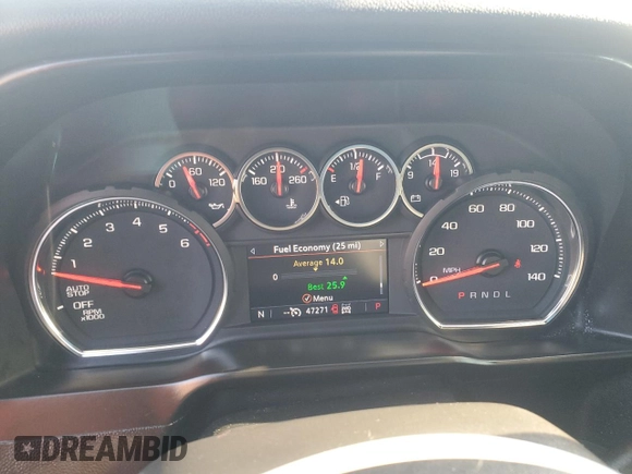 2021 Chevrolet Silverado 1500 LT Trail Boss with VIN 3GCPYFED1MG304039, listed as a Copart auction lot 53275365 with 47,271 mi miles and Salvage Title. Bid and sale history available at DreamBid. Image 9.