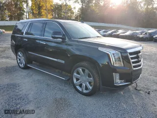 2016 Cadillac Escalade Premium Collection with VIN 1GYS4CKJ8GR473794, listed as a Copart auction lot 80268554 with 0 mi miles and Salvage Title. Bid and sale history available at carsss.com. Image 4.
