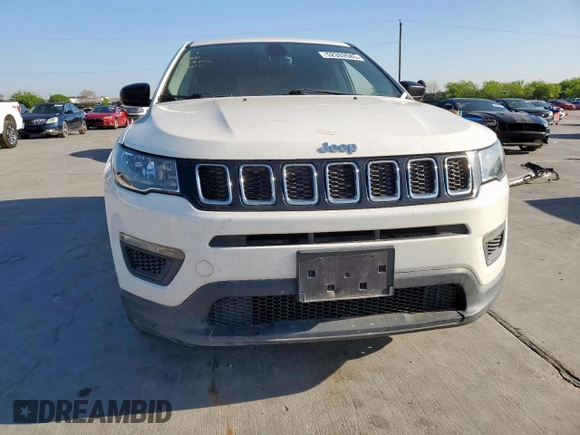 2017 Jeep Compass Sport с VIN 3C4NJCAB0HT661093, выставлен на аукционе Copart как лот 52302685 с пробегом 156 903 миль миль и Списание • Salvage title. История ставок и продаж доступна на DreamBid. Изображение 5.