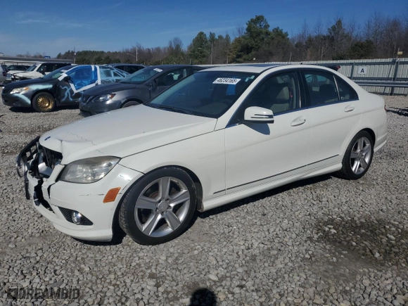 2010 Mercedes-Benz C-Class C 300 Sport with VIN WDDGF8BB7AR101260, listed as a Copart auction lot 46234165 with NaN miles and Salvage Title. Bid and sale history available at carsss.com. Image 1.