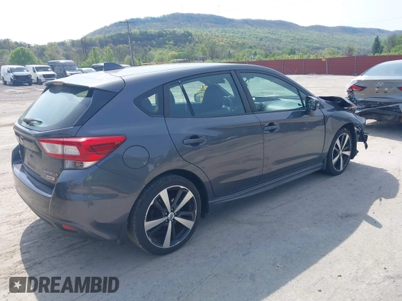 2018 Subaru Impreza Special Sports with VIN 4S3GTAM65J3753582, listed as a IAAI auction lot 42123590 with 112,846 mi miles and . Bid and sale history available at DreamBid. Image 4.