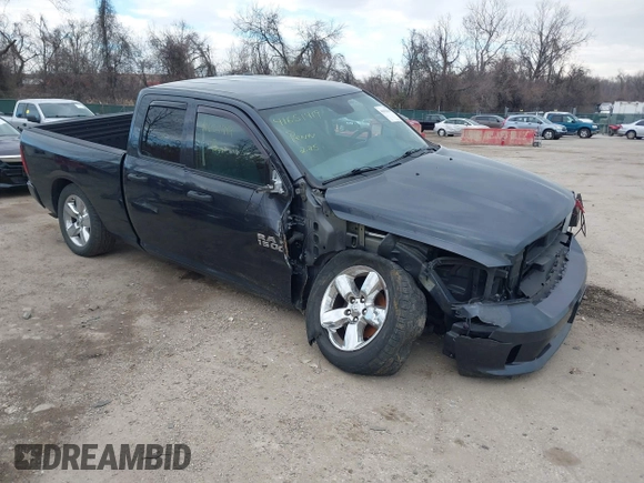 2018 Ram 1500 Express with VIN 1C6RR7FT4JS348324, listed as a IAAI auction lot 41651419 with 74,127 mi miles. Bid and sale history available at carsss.com. Image 1.