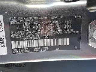 2010 Toyota Sequoia SR5 with VIN 5TDZM5G17AS001975, listed as a Copart auction lot 74733004 with 150,251 mi miles and Salvage Title. Bid and sale history available at carsss.com. Image 16.
