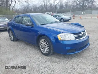 2014 Dodge Avenger SE with VIN 1C3CDZAB9EN235338, listed as a IAAI auction lot 41941403 with 144,085 mi miles. Bid and sale history available at carsss.com. Image 1.