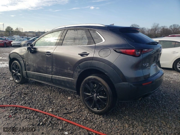 2021 Mazda CX-30 Turbo Premium Plus Package with VIN 3MVDMBEY8MM237496, listed as a Copart auction lot 41445695 with 40,852 mi miles and Salvage Title. Bid and sale history available at carsss.com. Image 2.