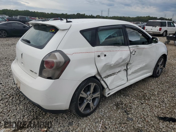 2010 Pontiac Vibe GT with VIN 5Y2SR6E08AZ408723, listed as a Copart auction lot 72816524 with 196,012 mi miles and Salvage Title. Bid and sale history available at carsss.com. Image 3.