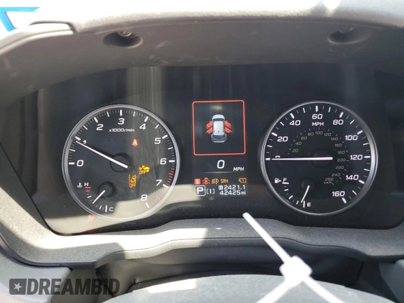 2024 Subaru Crosstrek Premium with VIN JF2GUADC5R8211322, listed as a Copart auction lot 61640715 with 42,425 mi miles and Salvage title. Bid and sale history available at DreamBid. Image 9.
