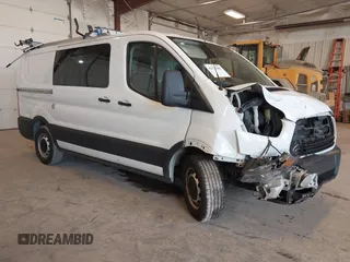 2019 Ford Transit with VIN 1FTYE1YM0KKB77849, listed as a IAAI auction lot 42175880 with 151,828 mi miles. Bid and sale history available at carsss.com. Image 1.