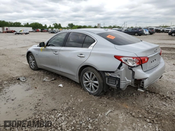 2016 Infiniti Q50 Premium with VIN JN1CV7AP9GM201646, listed as a Copart auction lot 55310955 with 126,180 mi miles and Clean Title. Bid and sale history available at DreamBid. Image 2.