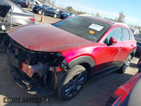 2024 Mazda CX-30 2.5 S Premium Package with VIN 3MVDMBDM0RM628115, listed as a IAAI auction lot 40679651 with 5,082 mi miles. Bid and sale history available at carsss.com. Image 2.
