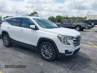 2024 GMC Terrain SLT with VIN 3GKALVEG7RL261595, listed as a IAAI auction lot 42355879 with 35,990 mi miles and . Bid and sale history available at DreamBid. Image 1.