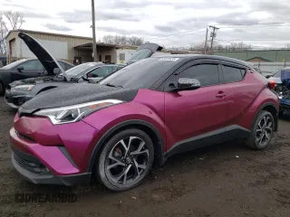 2018 Toyota C-HR XLE with VIN NMTKHMBX4JR011051, listed as a Copart auction lot 53029435 with 106,297 mi miles and Salvage Title. Bid and sale history available at DreamBid. Image 1.