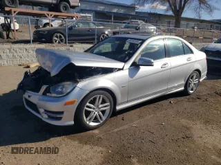 2012 Mercedes-Benz C-Class C 250 Sport with VIN WDDGF4HB8CR219899, listed as a Copart auction lot 89292355 with 70,793 mi miles and Salvage Title. Bid and sale history available at carsss.com. Image 1.