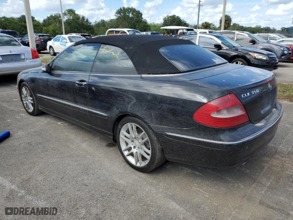 2008 Mercedes-Benz CLK-Class 3.5L with VIN WDBTK56F88T099496, listed as a Copart auction lot 74458674 with 0 mi miles and Salvage Title. Bid and sale history available at carsss.com. Image 2.