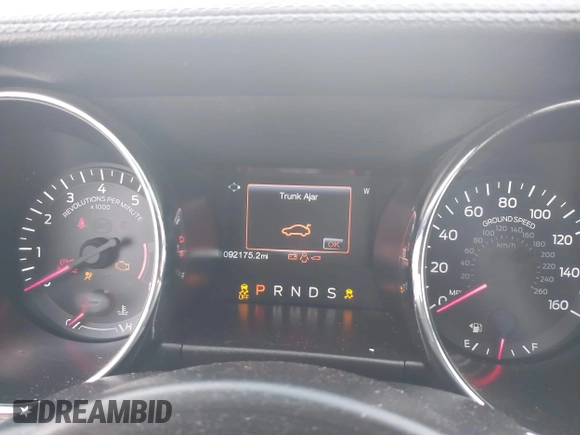 2017 Ford Mustang V6 with VIN 1FA6P8AM3H5271340, listed as a IAAI auction lot 41469159 with 92,175 mi miles and . Bid and sale history available at carsss.com. Image 7.