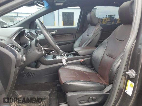 2020 Ford Edge Titanium with VIN 2FMPK3K9XLBB03754, listed as a Copart auction lot 59228775 with 63,034 mi miles and Salvage title. Bid and sale history available at DreamBid. Image 7.