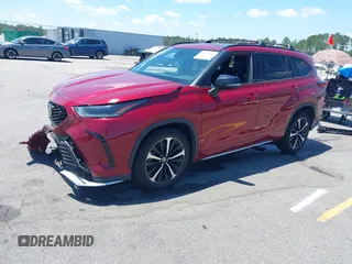 2021 Toyota Highlander XSE z VIN 5TDJZRBH0MS129571, wystawiony jako IAAI lot #42285003 z przebiegiem 92 920 mil mil oraz . Historia ofert i sprzedaży dostępna na DreamBid. Obrazek 2.