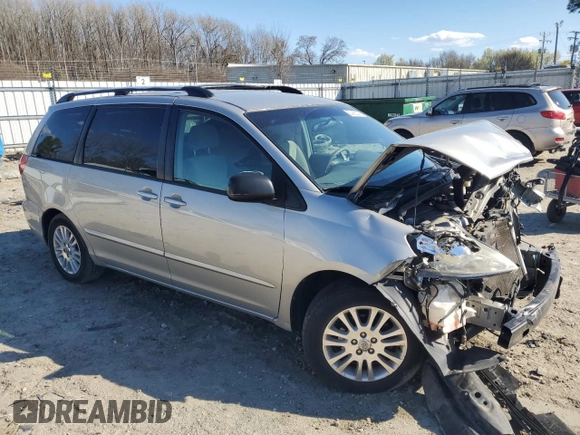 2008 Toyota Sienna CE with VIN 5TDZK23C48S145103, listed as a Copart auction lot 50456245 with 236,277 mi miles and Salvage Title. Bid and sale history available at carsss.com. Image 4.