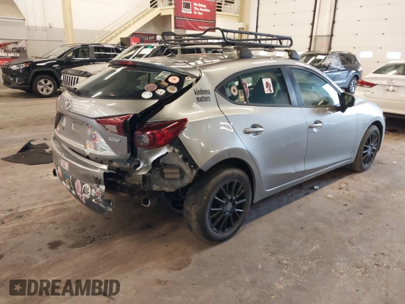 2015 Mazda 3 i Sport with VIN 3MZBM1K75FM139279, listed as a IAAI auction lot 41200668 with 106,148 mi miles and . Bid and sale history available at DreamBid. Image 4.