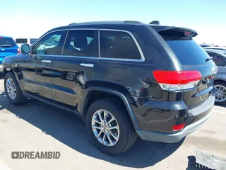 2015 Jeep Grand Cherokee Limited with VIN 1C4RJEBGXFC841522, listed as a IAAI auction lot 41829611 with 123,486 mi miles. Bid and sale history available at carsss.com. Image 3.
