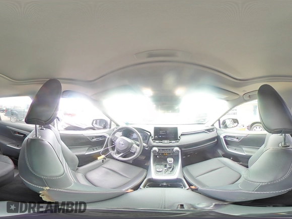 2023 Toyota RAV4 Hybrid XLE Premium with VIN JTMB6RFV2PD097428, listed as a Copart auction lot 52439575 with 13,955 mi miles and Salvage Title. Bid and sale history available at carsss.com. Image 16.