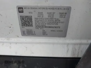 2021 Chevrolet Blazer LT z VIN 3GNKBCRS3MS576373, wystawiony jako IAAI lot #41538823 z przebiegiem 89 181 mil mil oraz . Historia ofert i sprzedaży dostępna na DreamBid. Obrazek 9.